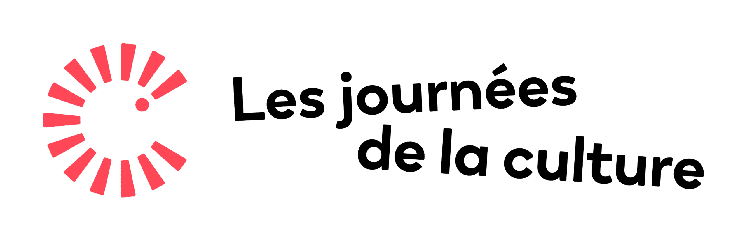 The image shows the OpenAI logo, featuring a segmented red circular design next to the word 